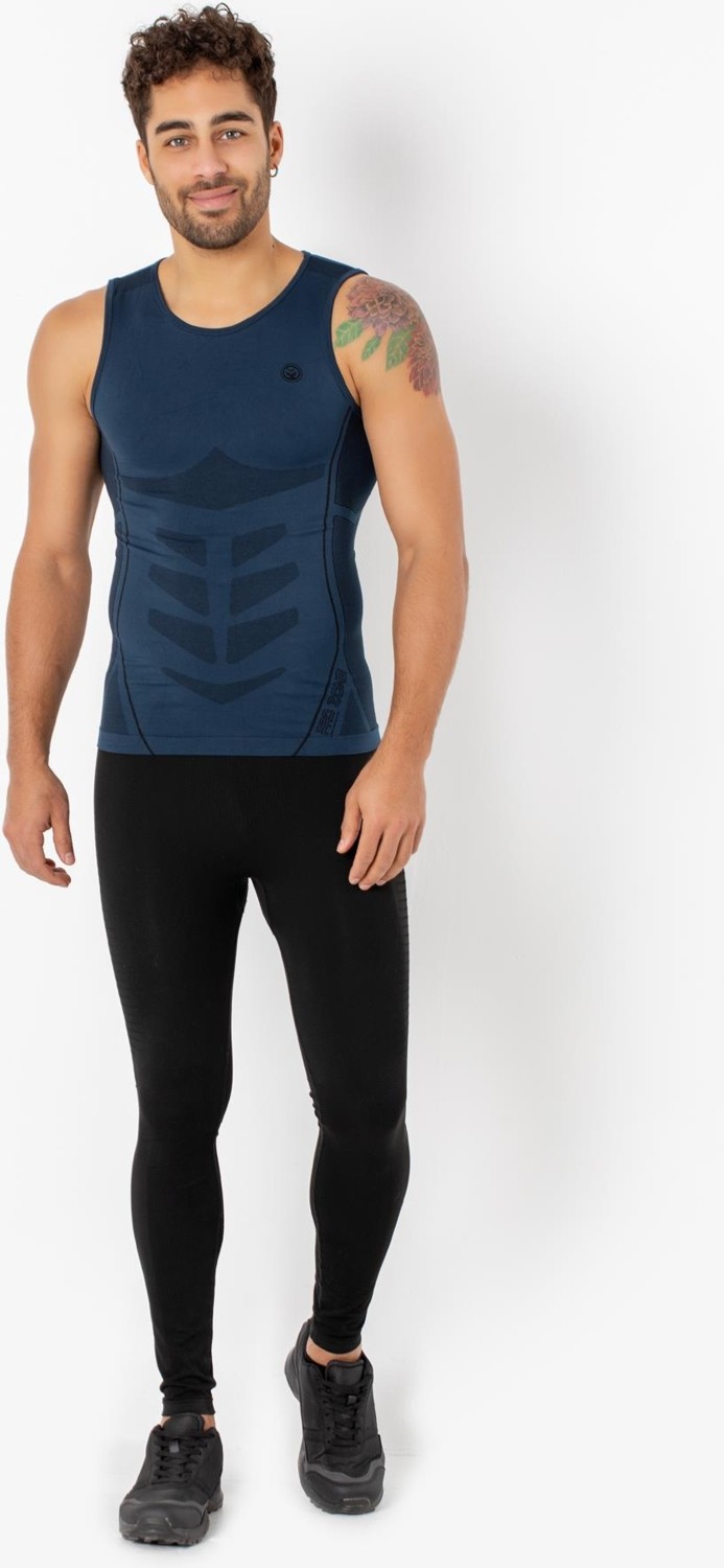 Gigotto Miofit Erkek Breathable Mesh Dikişsiz Spor Atlet görsel 3