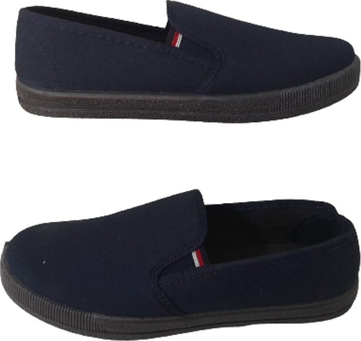 Emek Unisex Siyah Keten Ayakkabı görsel 6