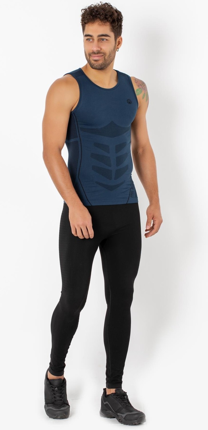 Gigotto Miofit Erkek Breathable Mesh Dikişsiz Spor Atlet görsel 2