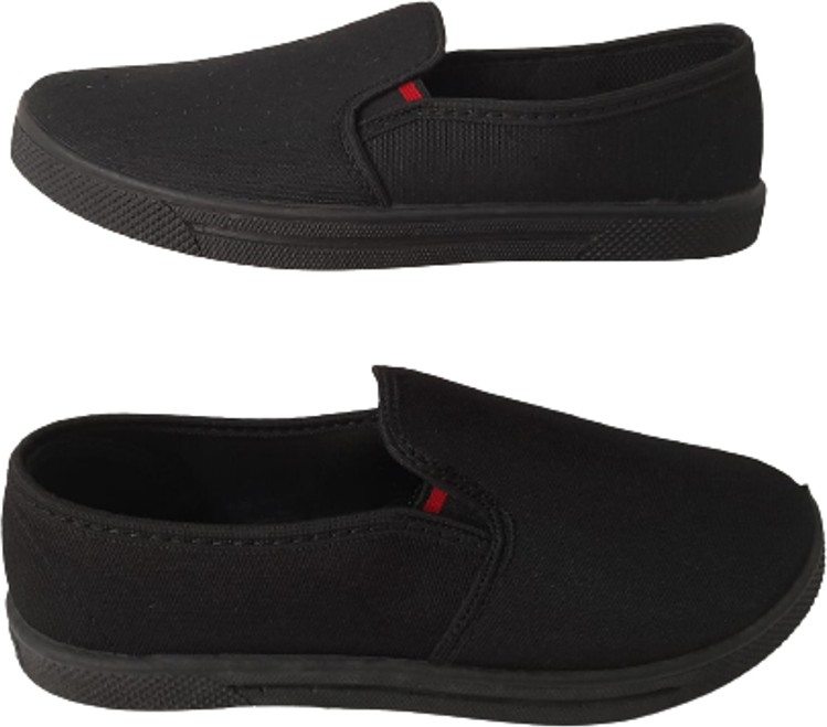 Emek Unisex Siyah Keten Ayakkabı