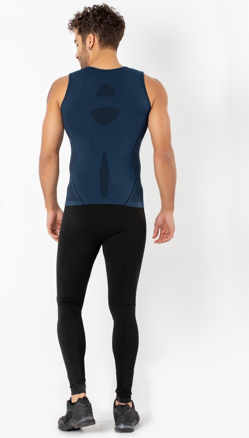 Gigotto Miofit Erkek Breathable Mesh Dikişsiz Spor Atlet görsel 4