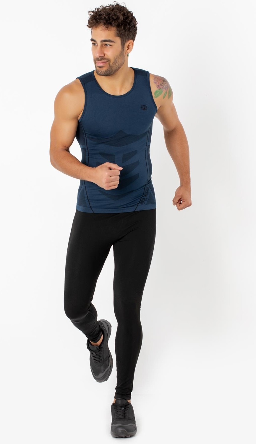 Gigotto Miofit Erkek Breathable Mesh Dikişsiz Spor Atlet