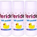 Feride Talk Bebek Pudrası - Hassas Ciltler İçin Yumuşak Koruma, 75 gr (3 Adet)