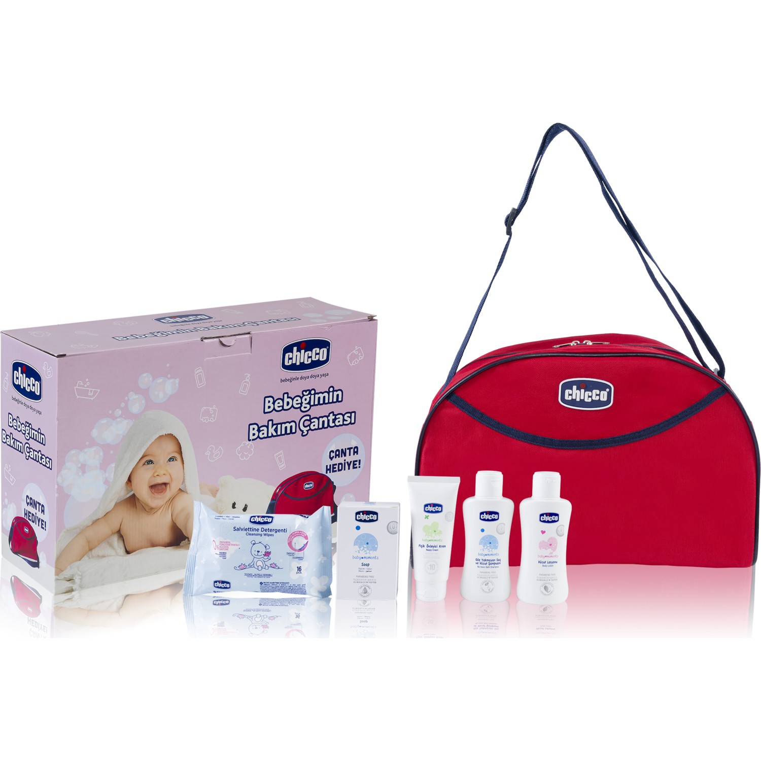 Chicco Bebeğimin Bakım Seti Çanta Hediyel Fiyatı
