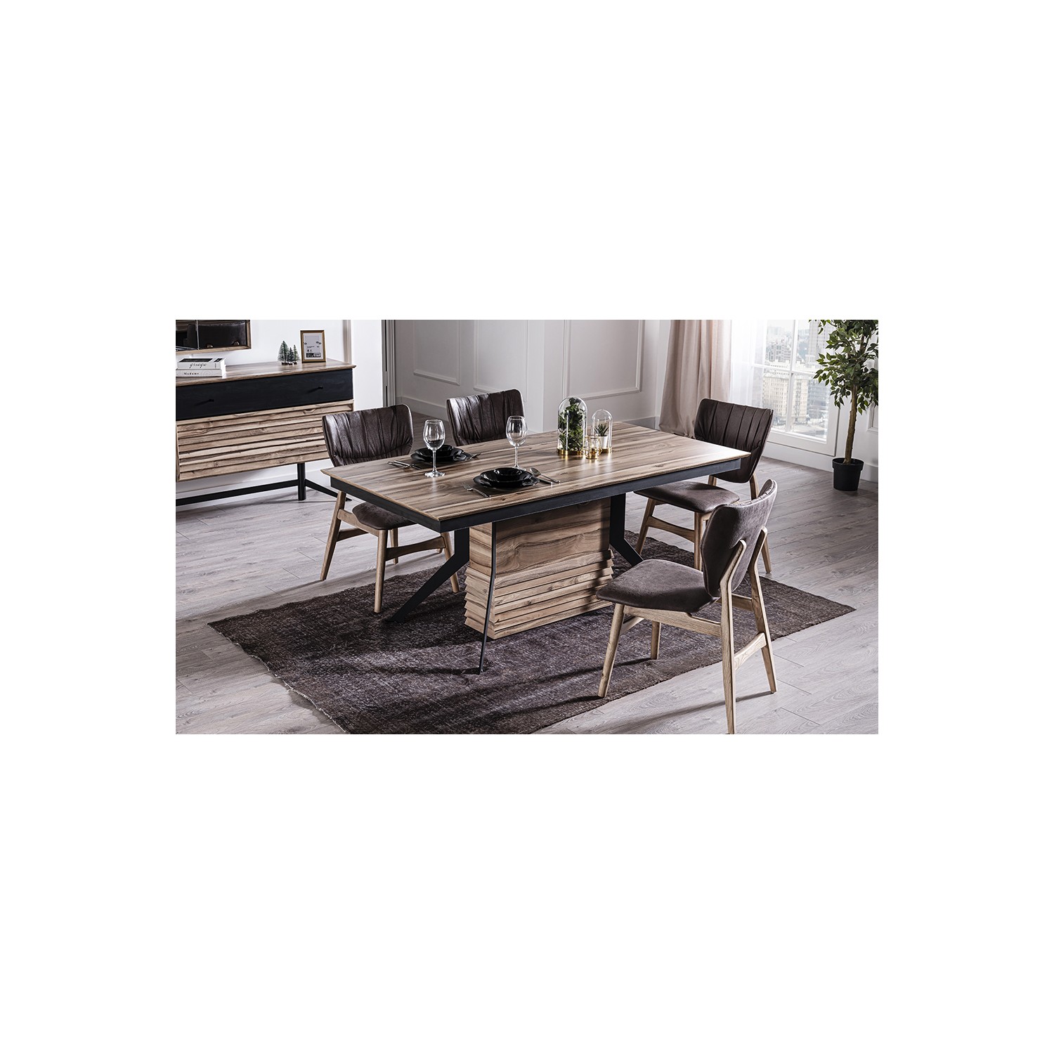 Yıldız Mobilya Marsilya Yemek Masası Takımı Fiyatı