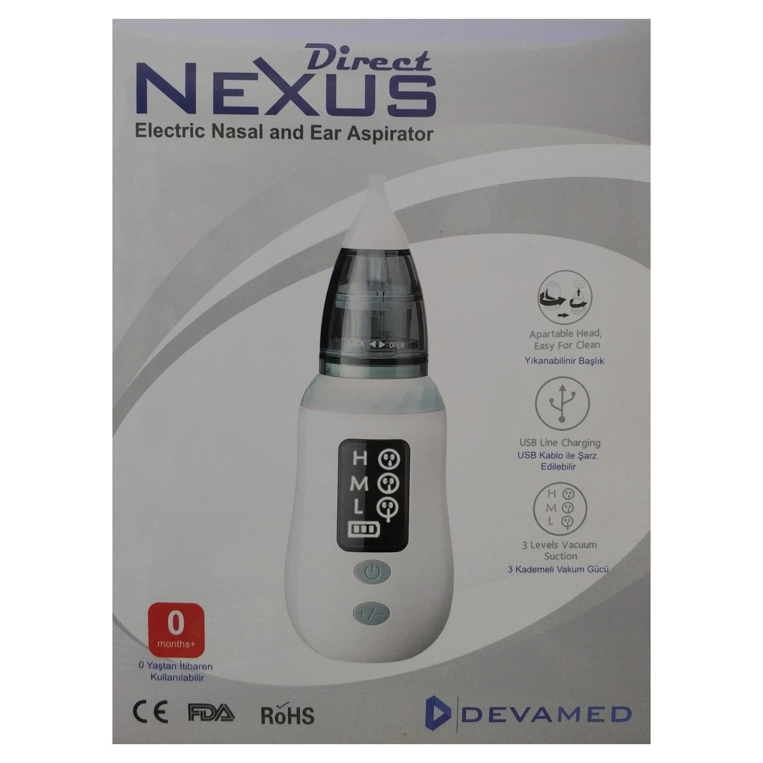 Direct Nexus Elektrikli Burun ve Kulak Aspiratörü Fiyatı