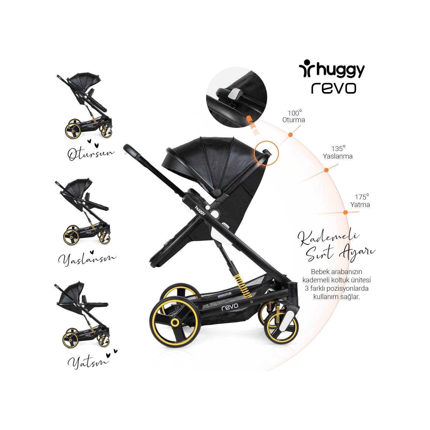 Huggy Revo 5 In 1 Travel Bebek Arabası Fiyatı Taksit Huggy Revo 5 In 1 Travel Bebek Arabası Fiyatı Taksit
