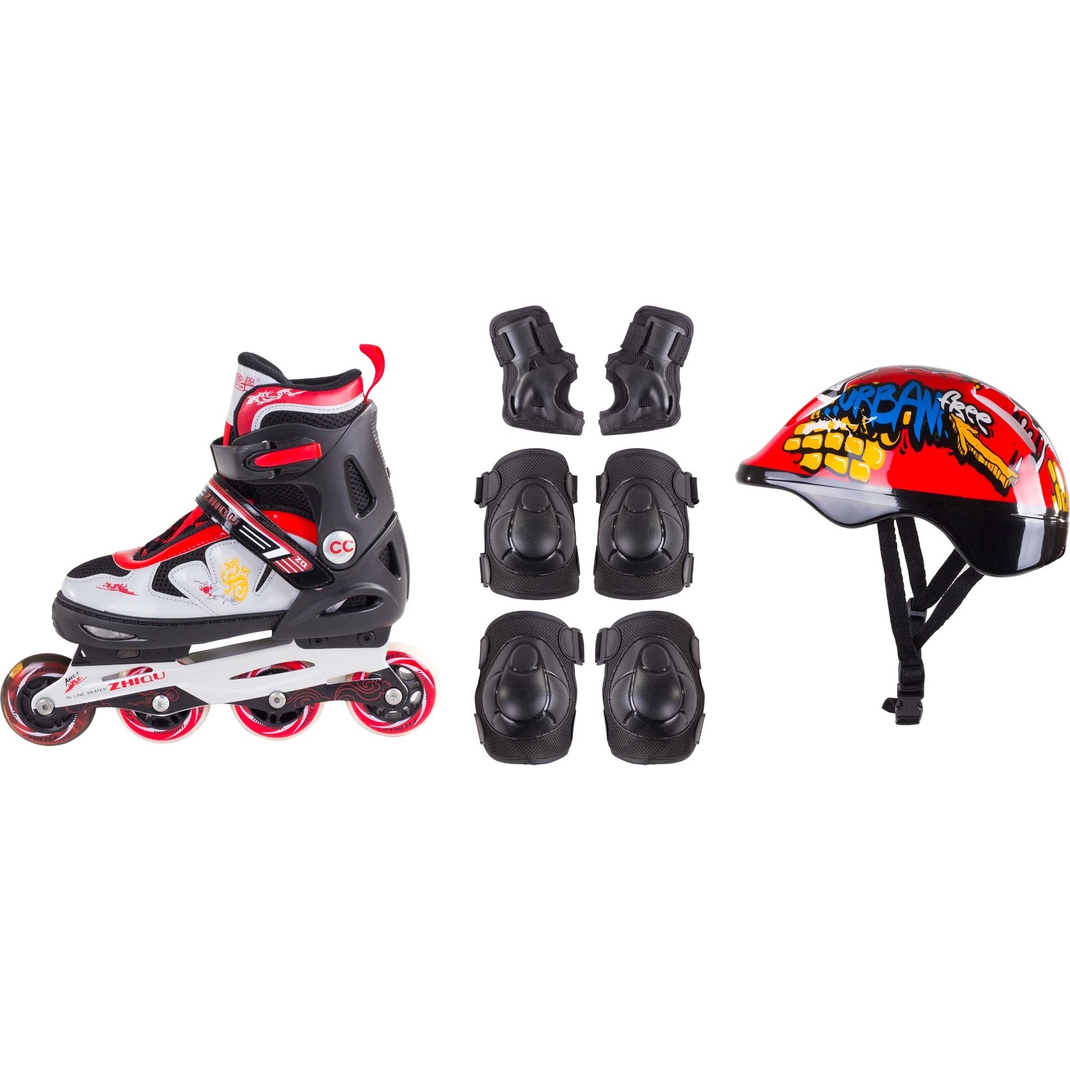 Can Oyuncak Abec 7 Büyük Teker Çocuk Pateni Takım Seti 34