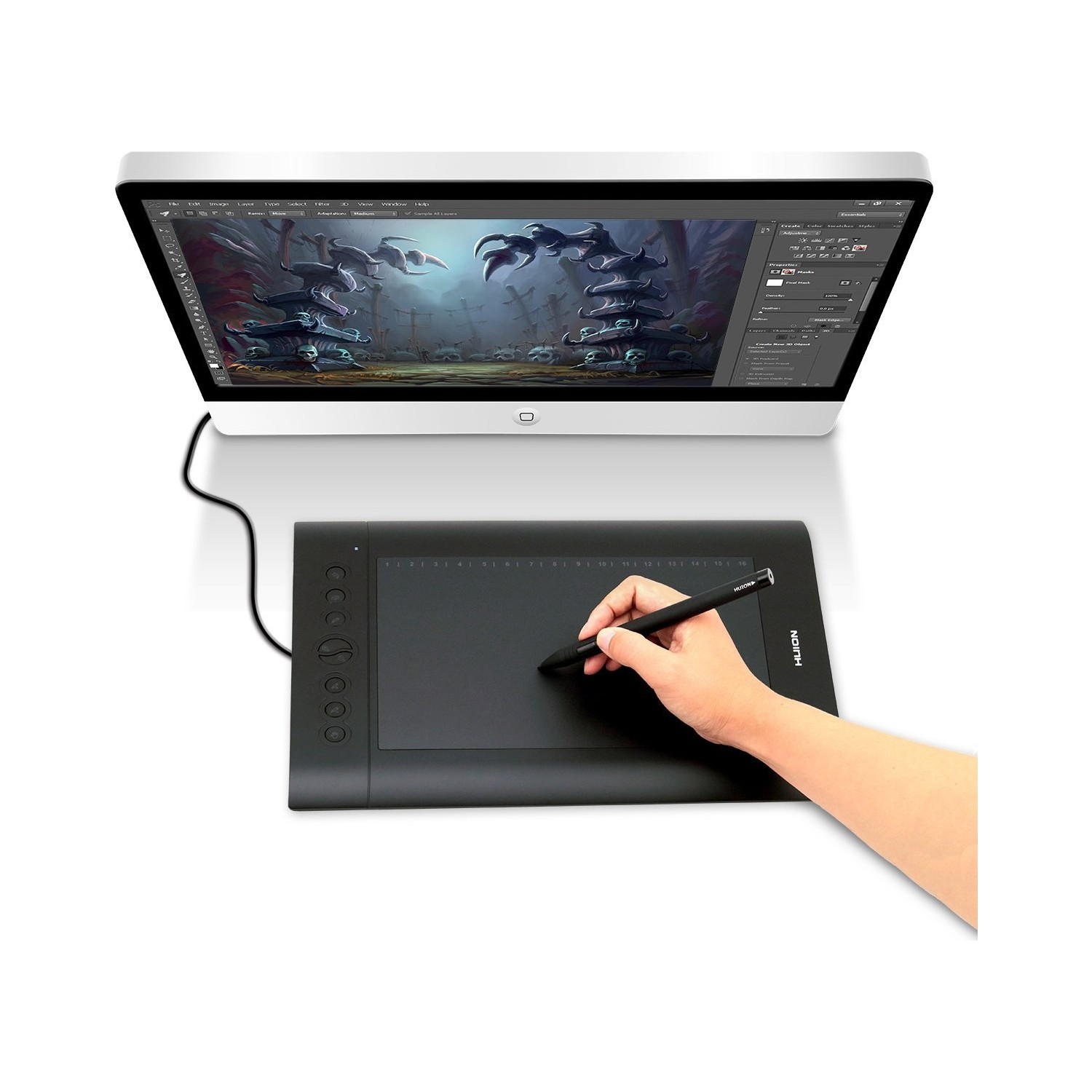 huion h610 driver tablet