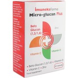 İmuneks Micro-Glucan Plus Beta Glukan Çinko D Vitamini C Vitamini 30 Kapsül