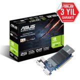 ASUS GEFORCE GT710-SL-2GD5-BRK 2GB DDR5 64bit 889MHz 1xDVI 1xHDMI Low Profil EKRAN KARTI