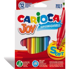 Carioca Joy Keçeli Boya Kalemi Yıkanabilir 12'li