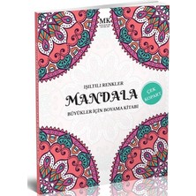 Büyükler İçin Boyama Kitabı Mandala Işıltılı Renkler