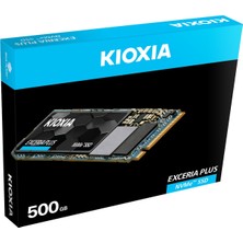 Kioxia Exceria Plus NVMe 500GB 3400MB-2500MB/s M2 PCIe Nvme 3D NAND SSD (LRD10Z500GG8)