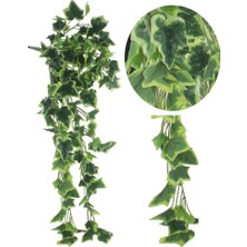 Nettenevime Yapay Sarmaşık Yeşil Beyaz Hedera Gerçek Görünüm Yapay Çiçek