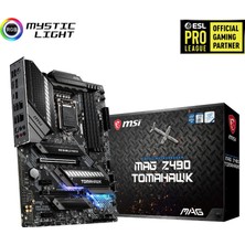 MSI MAG Z490 TOMAHAWK Soket 1200 DDR4 4800 (OC) PCI-E Gen 4 ,M.2 USB3.2  RGB 1x 2.5G LAN + 1x 1G LAN ATX Anakart