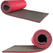 Dosmai Pilates Egzersiz Minderi Yoga Matı 1 cm Kırmızı - Siyah