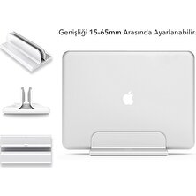 iDock N17 Dikey Genişliği Ayarlı Laptop Macbook Bilgisayar Standı – Gümüş