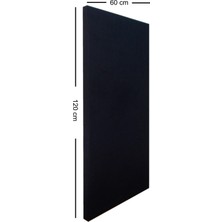 Center Acoustic Kumaş Kaplı Akustik Sünger Panel Siyah 4 x 60 x 120 cm