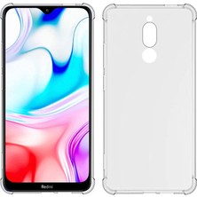 Case 4U Xiaomi Redmi 8 Kılıf A+ Şeffaf Lüx Süper Yumuşak 0.3mm Ince Slim Silikon