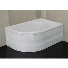 Sırduş Sırduş ASİMETRİK Mini Küvet Oturmalı 120 x 80 x 44 Sol Sırduş Duşakabinsiz