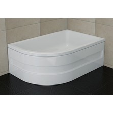 Sırduş Sırduş ASİMETRİK Mini Küvet 120 x 80 x 44 Sağ Sırduş Duşakabinsiz