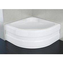 Sırduş Oval Mini Küvet 90 x 90 x 44 Sırduş Duşakabinsiz