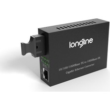 Longline 10/100/1000M 1490/1550NM Wdm Bidi 60KM  Sc Media Converter