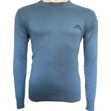 Kappa  Erkek O Yaka Triko Plamb A.İndigo