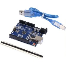 Oyunlarla Fen Arduino Uno R3 Klon USB Chip CH340 + USB Kablo