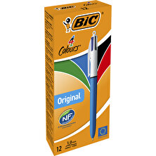 Bic 4 Colours Medium Tükenmez Kalem 12'li Kutu