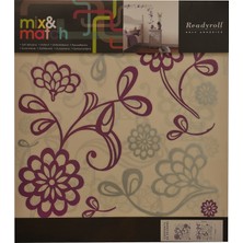 Mix&match Floral Kendinden Yapışkanlı Dekoratif Duvar Süsü