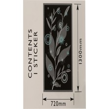 Venilia Floral Kendinden Yapışkanlı Dekoratif Duvar Süsü