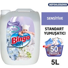 Bingo Soft Sensitive 5 Lt  x 4'lü