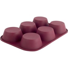 Siliconart Silikon 6'lı Büyük Muffin Kalıbı YS006