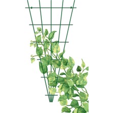 Gardener 74175 Sarmaşık Bitkilere Özel Metal Tırmanma Kafesi Üçgen Yeşil 150 x 75 cm