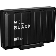 WD BLACK D10 8TB 3.5" 250MB/s USB 3.2 Taşınabilir Disk WDBA3P0080HBK-EESN