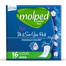 Molped İlk & Son Gün Günlük Ped 16'Lı