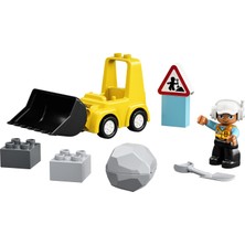 LEGO DUPLO® İnşaat Buldozeri 10930 - 2 Yaş ve Üzeri Çocuklar İçin Mini Buldozer İçeren Eğitici Oyuncak Yapım Seti (10 Parça)