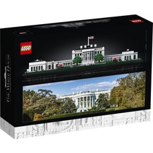 LEGO Architecture Beyaz Saray 21054 -Seyahat; Mimari ve Tarih Meraklısı Yetişkinler İçin Washington Simgesi Koleksiyonluk ve Sergilenebilir Model Yapım Seti  (1483 Parça)