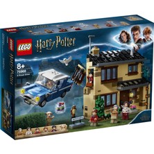 LEGO Harry Potter# 4 Privet Drive 75968 - 8 Yaş ve Üzeri İçin Dursley Evi İçeren Koleksiyonluk Yaratıcı Oyuncak Yapım Seti (797 Parça)