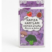 Star Mini Hafıza Kartları Oyunu Meyve  Sebze