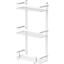 Tekno-tel 3 KATLI KANCALI BANYO RAFI BEYAZ ES065H