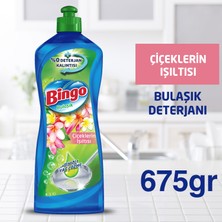 Bingo Elde Bulaşık Deterjanı Çiçeklerin Işıltısı 675 gr