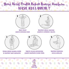 Minacles  Bebek Banyo Havlusu-Krem Zürafa Desenli