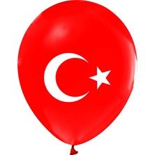Festivall Balon Türk Bayrağı 10'lu Paket