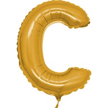Festivall Gold Folyo Balon C Harfi 40 cm