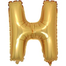 Festivall Gold Folyo Balon H Harfi 40 cm