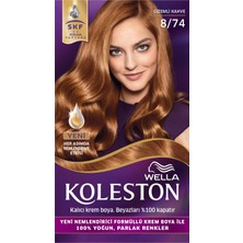 Wella Koleston Kıt 8/74 Gızemlı Kahve