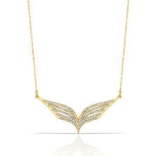 Forentina Altın Kaplama Melek Kolye